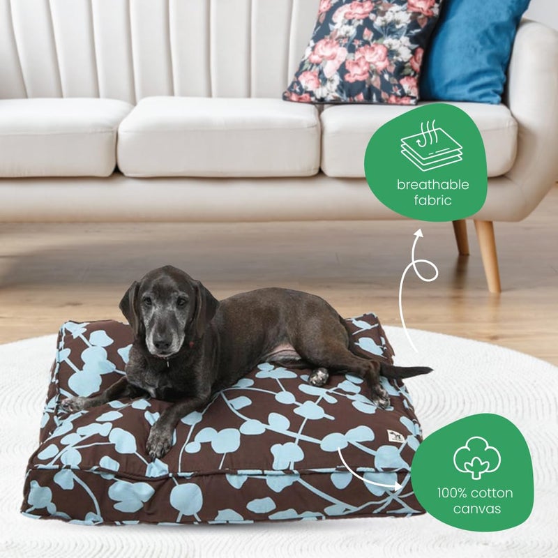 Molly Mutt Your Hand in Mine Dog Bed Duvet Cover, 100% Cotton Canvas Cover for Dog Bed, Puppy Bed, or Cat Bed, Durable, Washable, and Free of Harmful Chemicals, 22" x 27" x 5" - Image 4